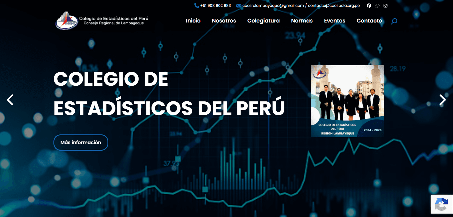 COESPELA – Portal Institucional - Captura 1