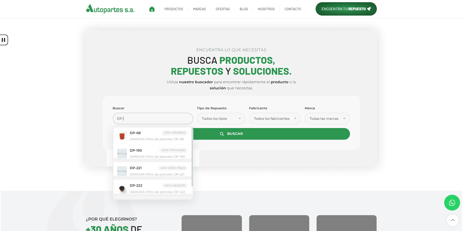 Equivalencias Autopartes - Captura 2