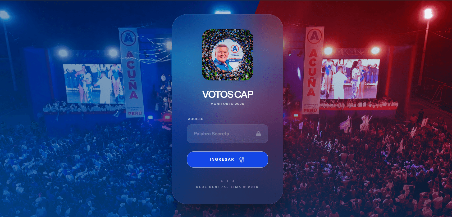 Validación de Actas de Votación - Captura 1