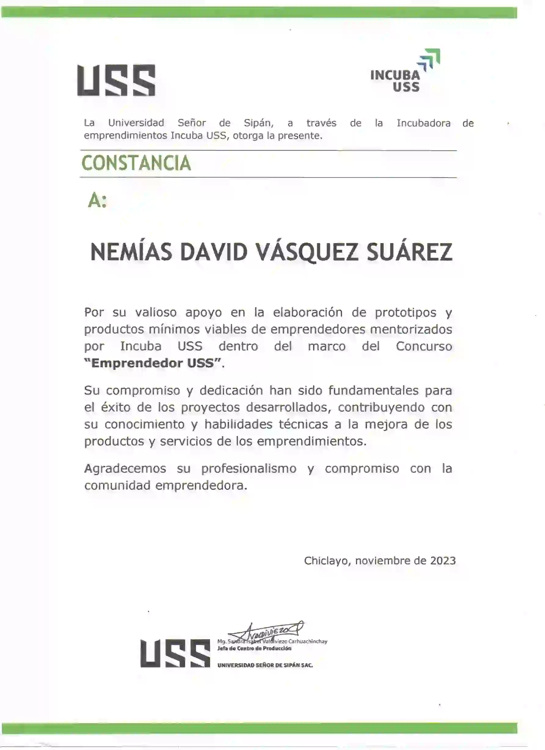 Apoyo en prototipos Incuba