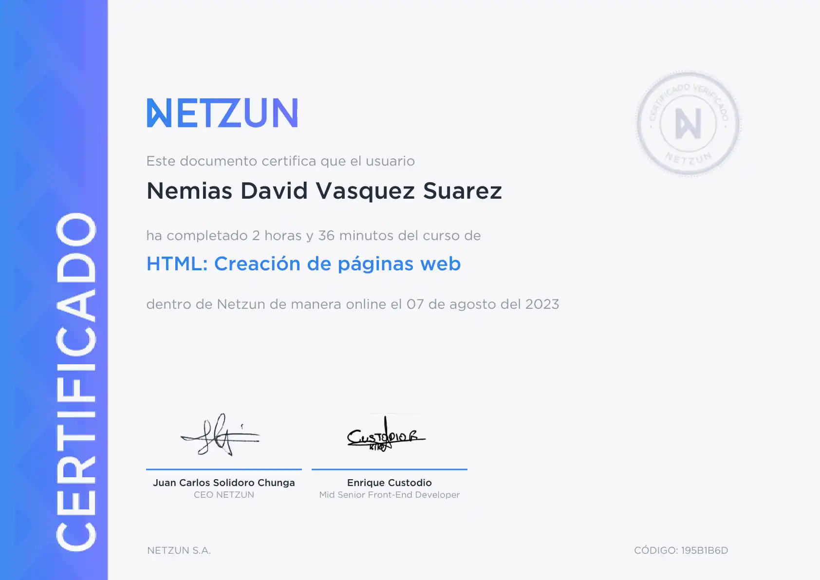 HTML Creación de páginas web