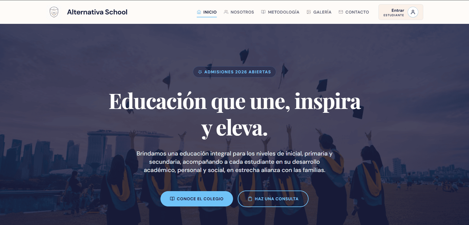 Alternativa School – Plataforma Educativa - Captura 1