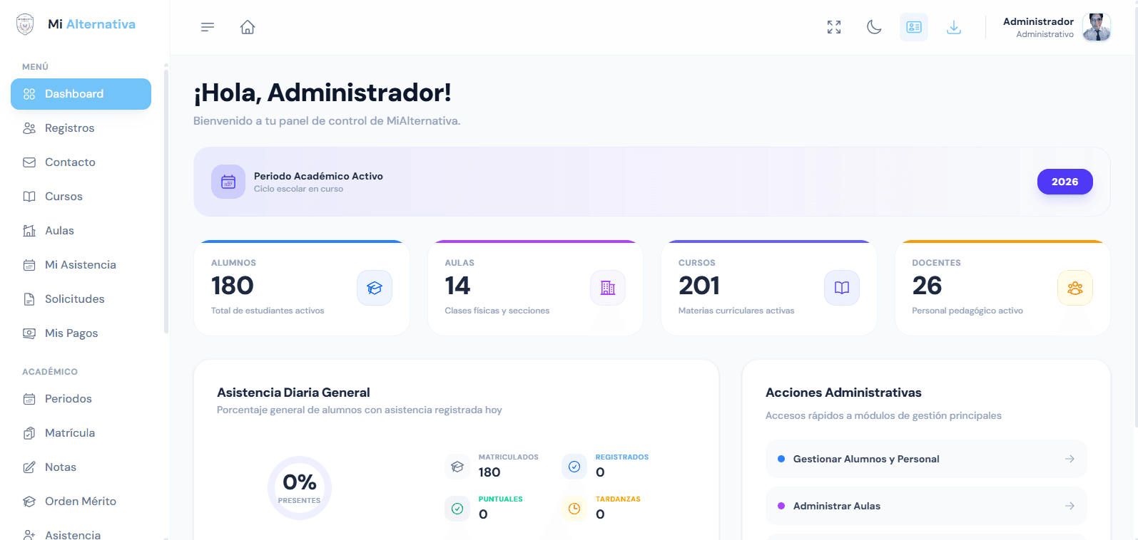 Alternativa School – Plataforma Educativa - Captura 3