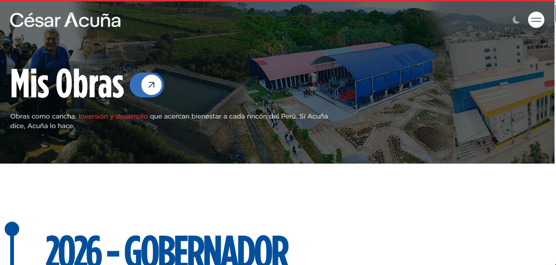 CesarAcuna.pe – Web de Campaña - Captura 2