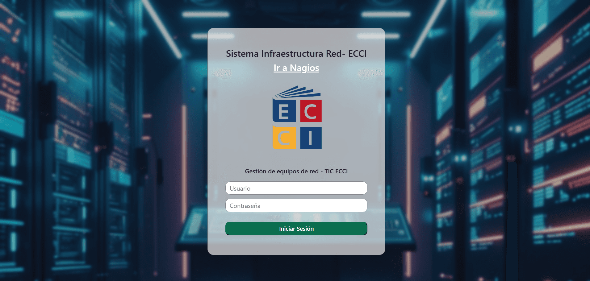 Redes ECCI – Control de Infraestructura - Captura 1